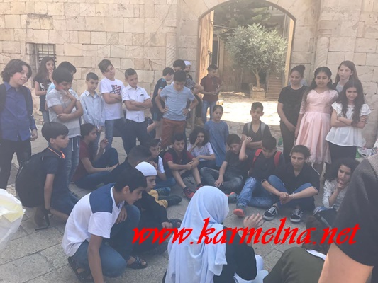 جمعيَّة حماية الطّبيعة والتّراث يجتمعان في يوم التّراث الأخضر في مدرسة الحديقة الابتدائية - يركا ب